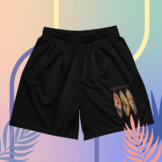 Men's Black Mesh Shorts