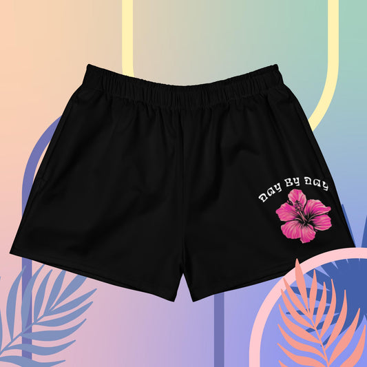 Black Woman's Athletic Shorts